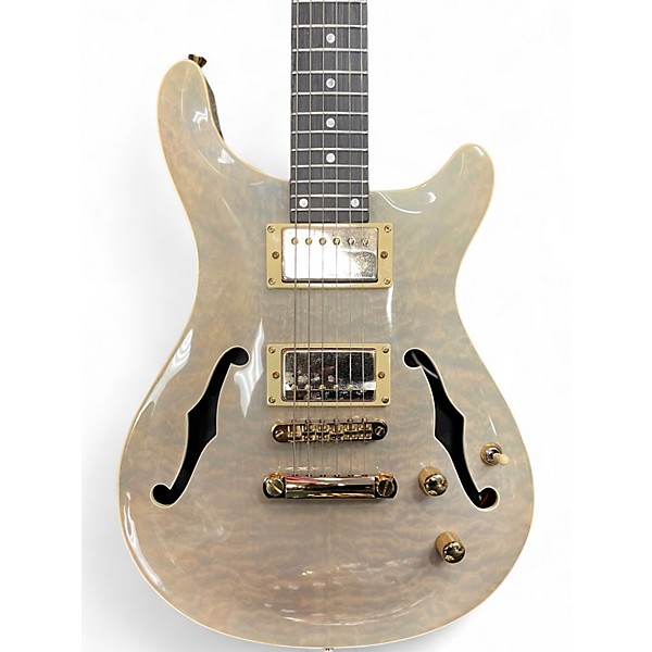 Used Wolf KLP 45 QM WHITE BURST Hollow Body Electric Guitar