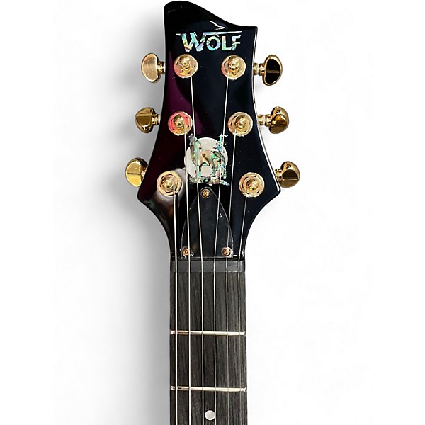 Used Wolf KLP 45 QM WHITE BURST Hollow Body Electric Guitar