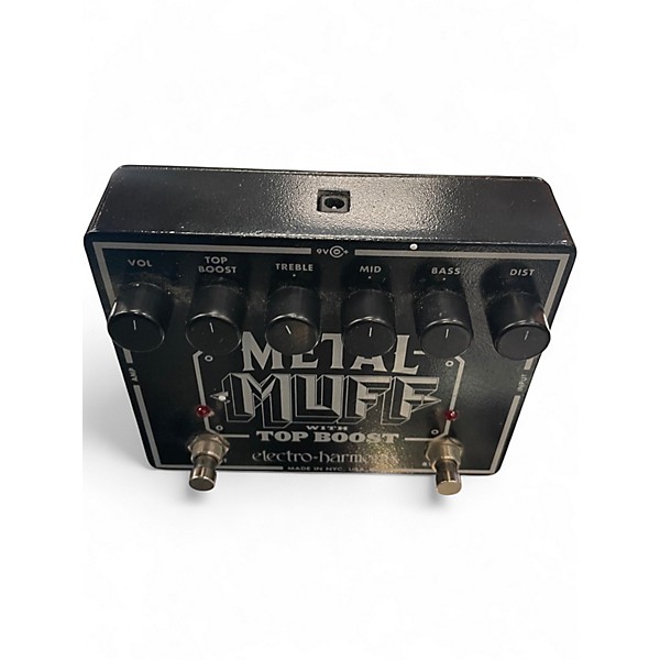 Used Electro-Harmonix Metal Muff Distortion With Top Boost Effect Pedal