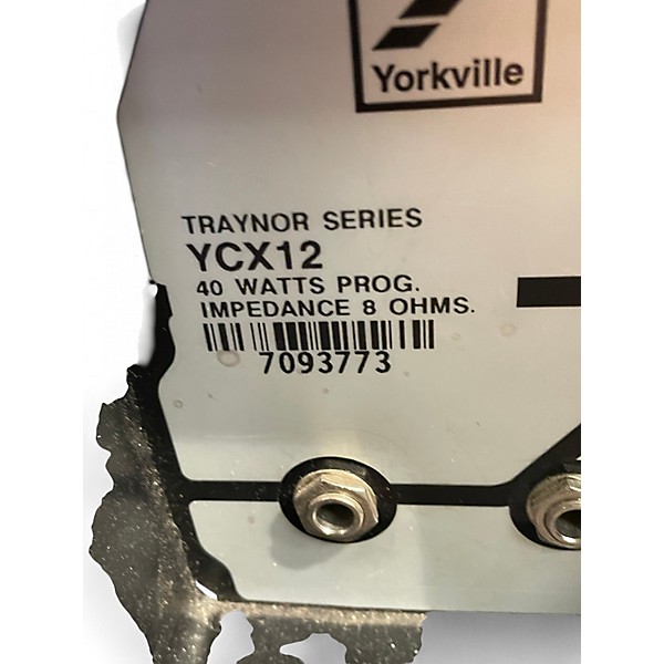 Used Yorkville YCX12 Traynor Series 1x12 Bass Cabinet