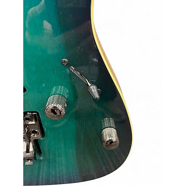 Used Ibanez RG652AHM-NGB Green Solid Body Electric Guitar