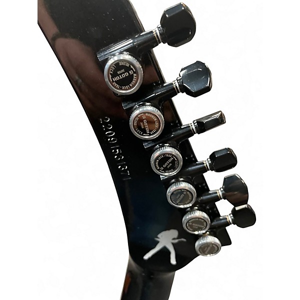 Used Epiphone Dave Mustaine Flying V Black Solid Body Electric Guitar