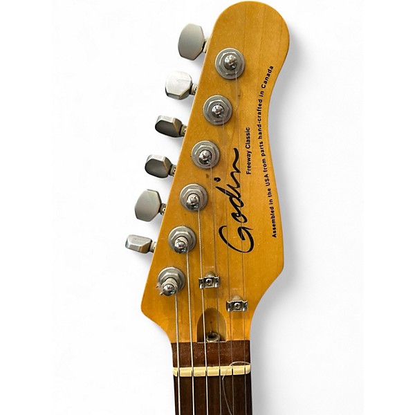 Used Godin Freeway Classic Black Solid Body Electric Guitar