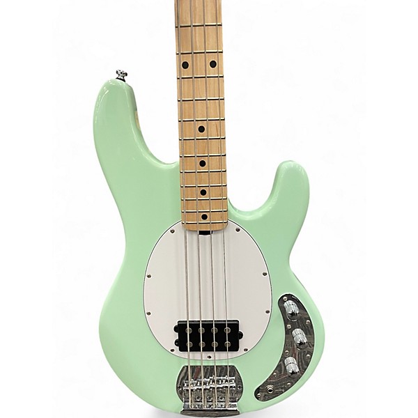 Used Sterling by Music Man Sub 4 Seafoam Green Electric Bass Guitar