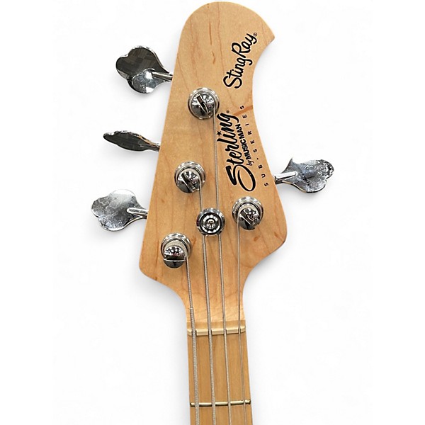 Used Sterling by Music Man Sub 4 Seafoam Green Electric Bass Guitar