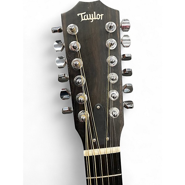 Used Taylor 254 CE 12 STRING Natural 12 String Acoustic Electric Guitar