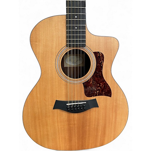 Used Taylor 254 CE 12 STRING Natural 12 String Acoustic Electric Guitar