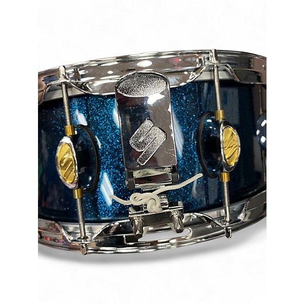 Used Velocity 5in SNARE BLUE SPARKLE Drum