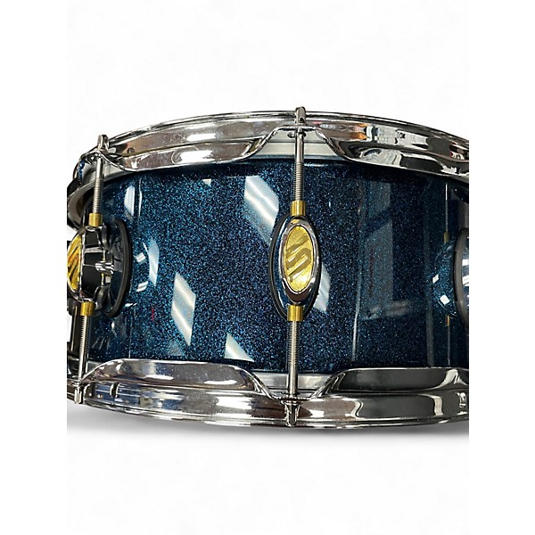 Used Velocity 5in SNARE BLUE SPARKLE Drum