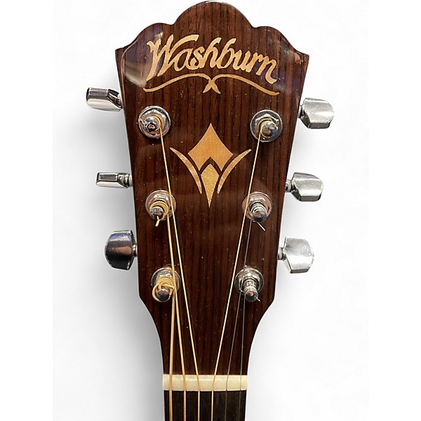 Used Washburn WCG20SCE Natural Acoustic Electric Guitar