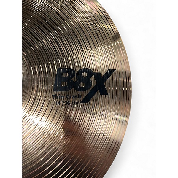 Used SABIAN 14in b8x crash Cymbal