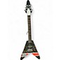Used Epiphone MACHINE HEAD SIGNATURE "BLOODSTONE & DIAMONDS" FLYING V Ebony Solid Body Electric Guitar thumbnail