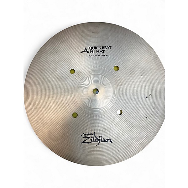 Used Zildjian 14in Quick Beat Hi Hat Bottom Cymbal