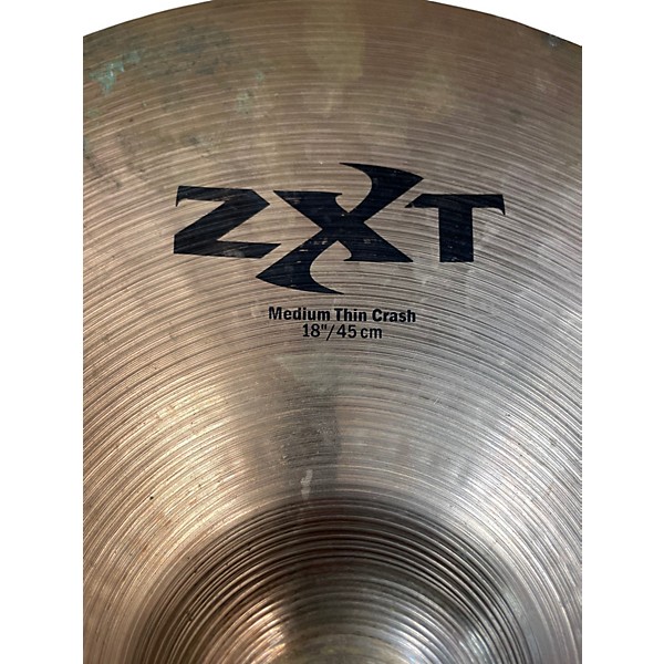 Used Zildjian 18in ZXT Medium Thin Crash Cymbal