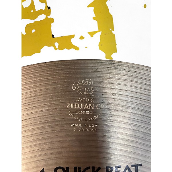 Used Zildjian 14in Quick Beat Hi Hat Bottom Cymbal