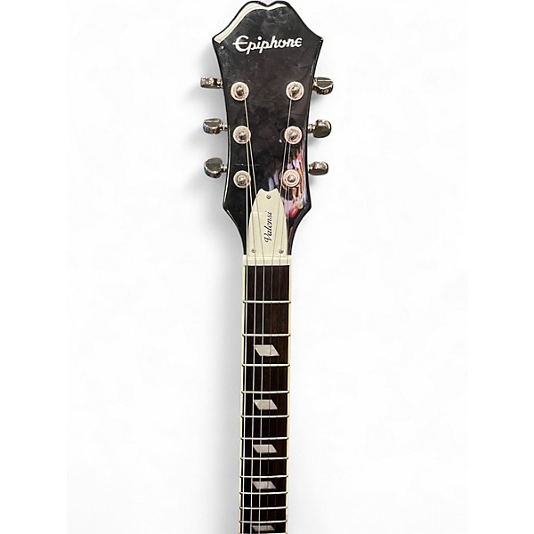 Used Epiphone Nick Valensi Riviera P94 Antique Natural Hollow Body Electric Guitar