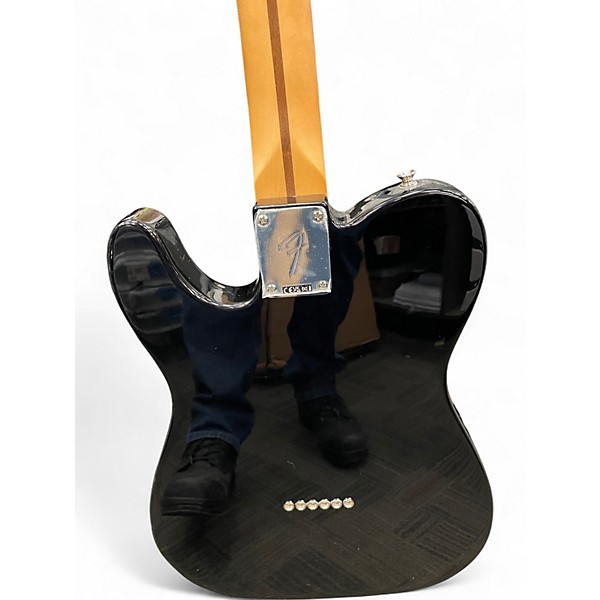 Used 2025 Fender Modified Player II Telecaster Black Solid Body Electric Guitar