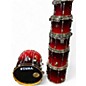 Used TAMA 6 Piece Superstar CRIMSON RED FADE Drum Kit thumbnail