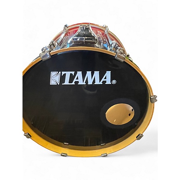 Used TAMA 6 Piece Superstar CRIMSON RED FADE Drum Kit
