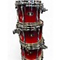 Used TAMA 6 Piece Superstar CRIMSON RED FADE Drum Kit
