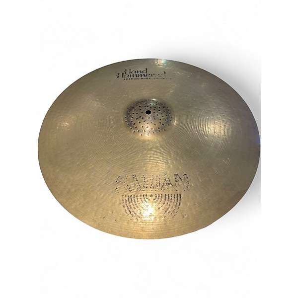 Used SABIAN 21in HH Raw Bell Dry Ride Brilliant Cymbal