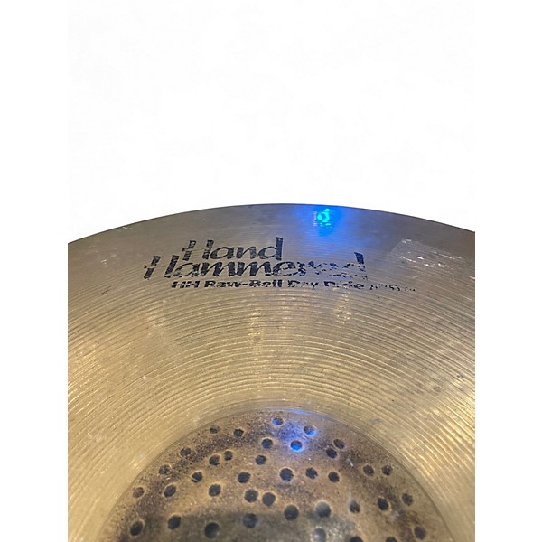 Used SABIAN 21in HH Raw Bell Dry Ride Brilliant Cymbal