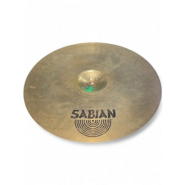 Used SABIAN 21in HH Raw Bell Dry Ride Brilliant Cymbal