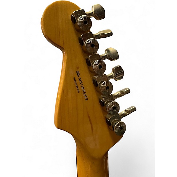 Used Fender STRATOCASTER BLACK TOP Cherry Solid Body Electric Guitar