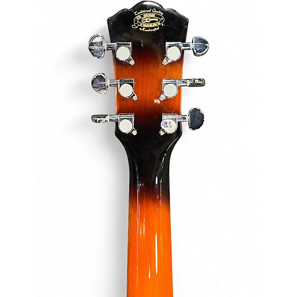 Used Washburn EA15ATB 2 Tone Sunburst Acoustic Electric Guitar