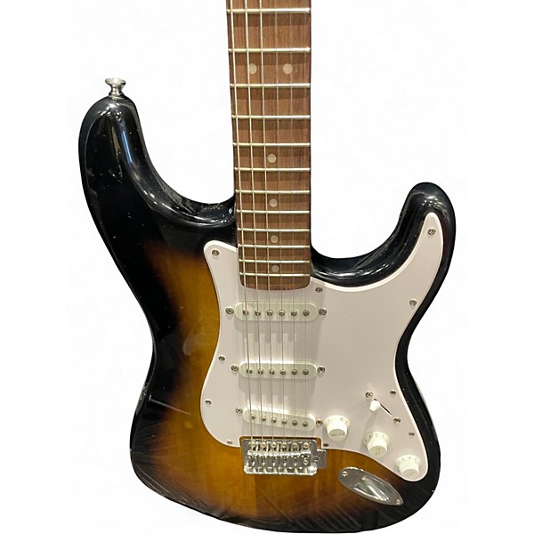 Used Squier Affinity Stratocaster Sunburst Solid Body Electric Guitar