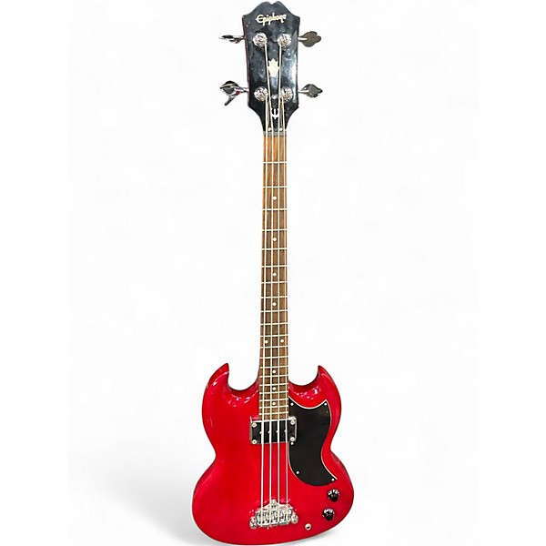 Used Epiphone SG E1 Cherry Electric Bass Guitar
