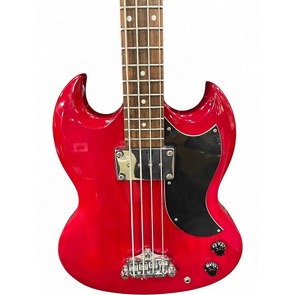 Used Epiphone SG E1 Cherry Electric Bass Guitar