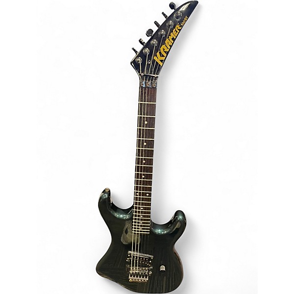 Used Kramer 100st Green Solid Body Electric Guitar