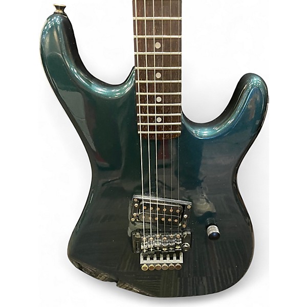 Used Kramer 100st Green Solid Body Electric Guitar