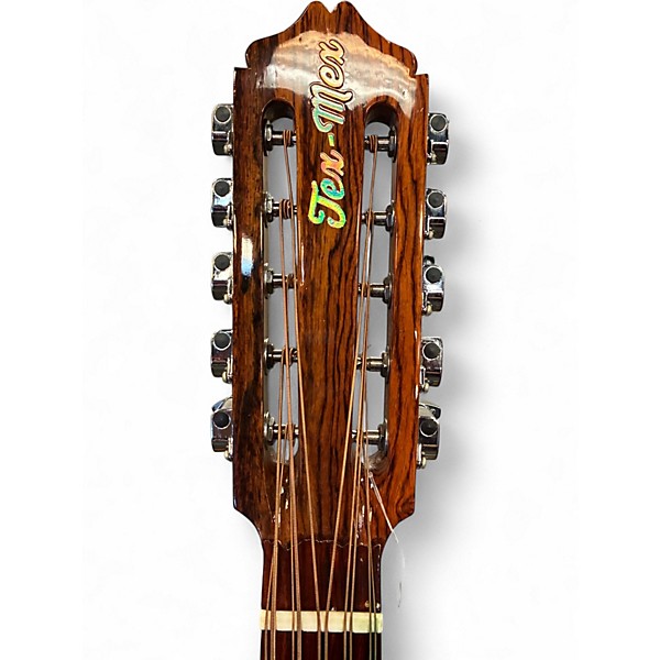 Used Tex-mex BAJO QUINTO Natural Acoustic Electric Guitar