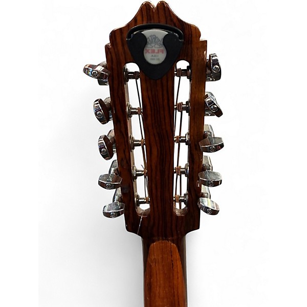 Used Tex-mex BAJO QUINTO Natural Acoustic Electric Guitar