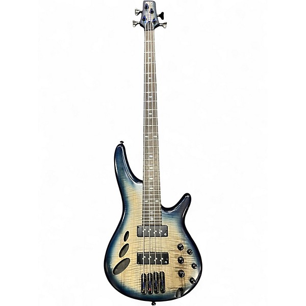 Used Ibanez SRD900 Ocean Blue Burst Electric Bass Guitar