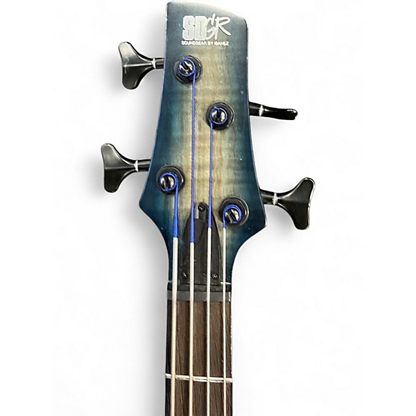 Used Ibanez SRD900 Ocean Blue Burst Electric Bass Guitar