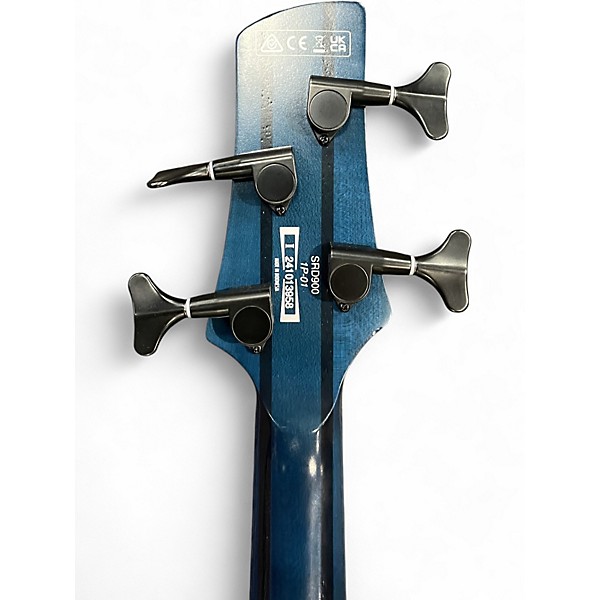 Used Ibanez SRD900 Ocean Blue Burst Electric Bass Guitar