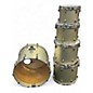 Used Yamaha 5 Piece Oak Custom Silver Sparkle Drum Kit