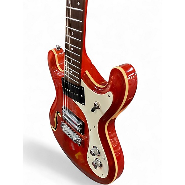 Used Danelectro THE 66 Fiesta Red Solid Body Electric Guitar