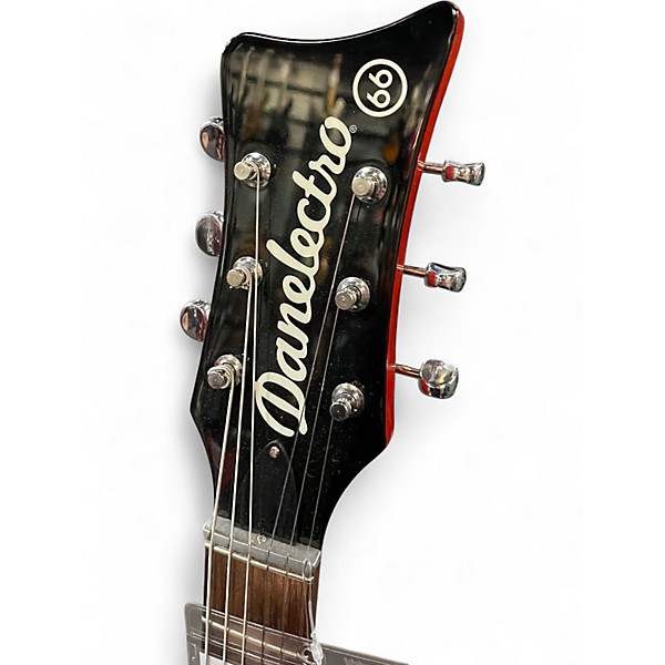 Used Danelectro THE 66 Fiesta Red Solid Body Electric Guitar