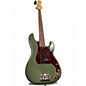 Used 2016 Fender AMERICAN PROFESSIONAL P BASS OLIVE DRAB Electric Bass Guitar thumbnail
