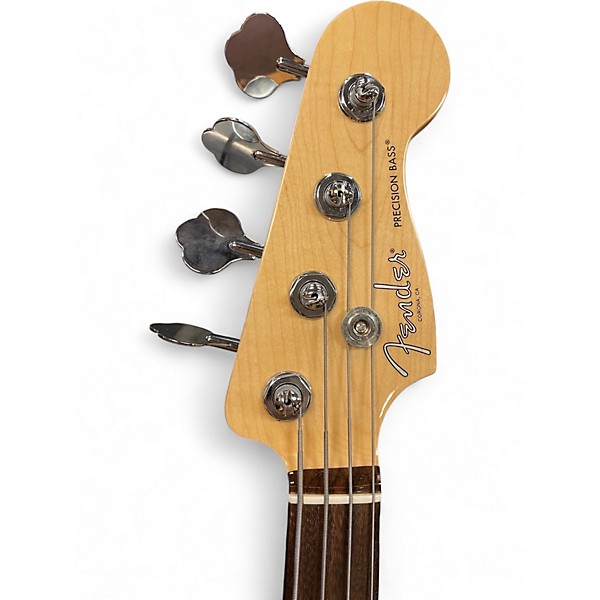 Used 2016 Fender AMERICAN PROFESSIONAL P BASS OLIVE DRAB Electric Bass Guitar