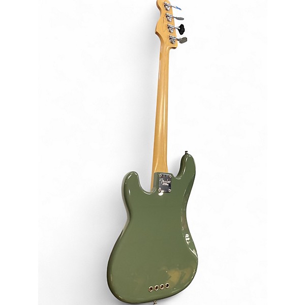 Used 2016 Fender AMERICAN PROFESSIONAL P BASS OLIVE DRAB Electric Bass Guitar