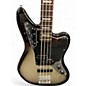 Used Fender Troy Sanders Jaguar Bass Silverburst Electric Bass Guitar
