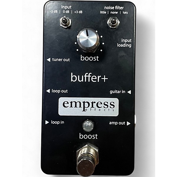 Used Empress Effects Buffer+ Analog I/O Interface with Switchable Boost Guitar Pedal