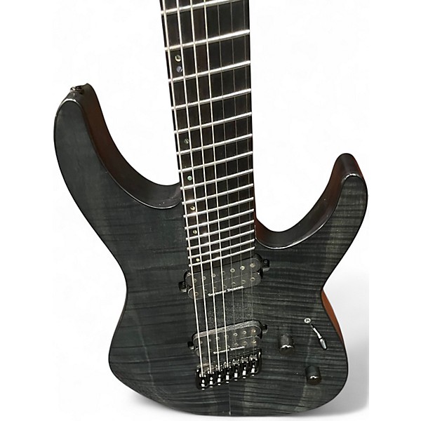 Used ESP LTD M1007MS TIGER CHARCOAL Solid Body Electric Guitar