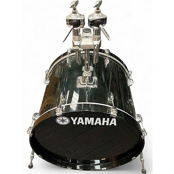 Used Yamaha 5 Piece Stage Custom Emerald Green Drum Kit