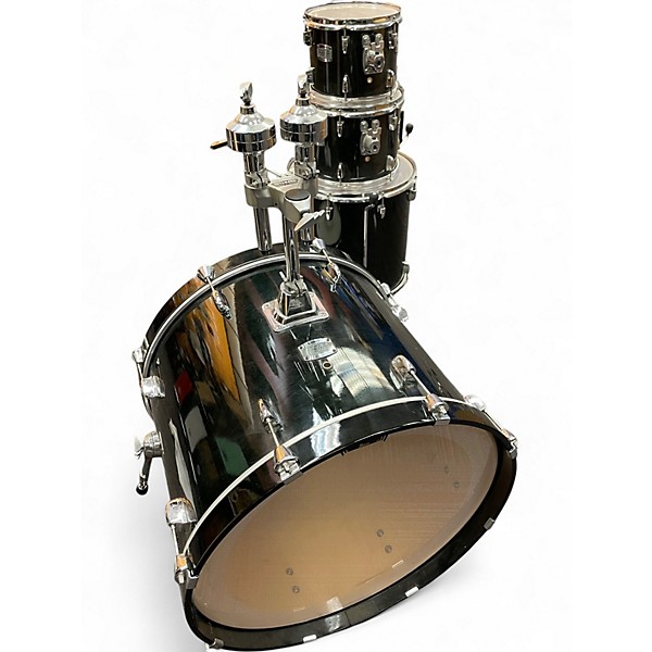 Used Yamaha 5 Piece Stage Custom Emerald Green Drum Kit